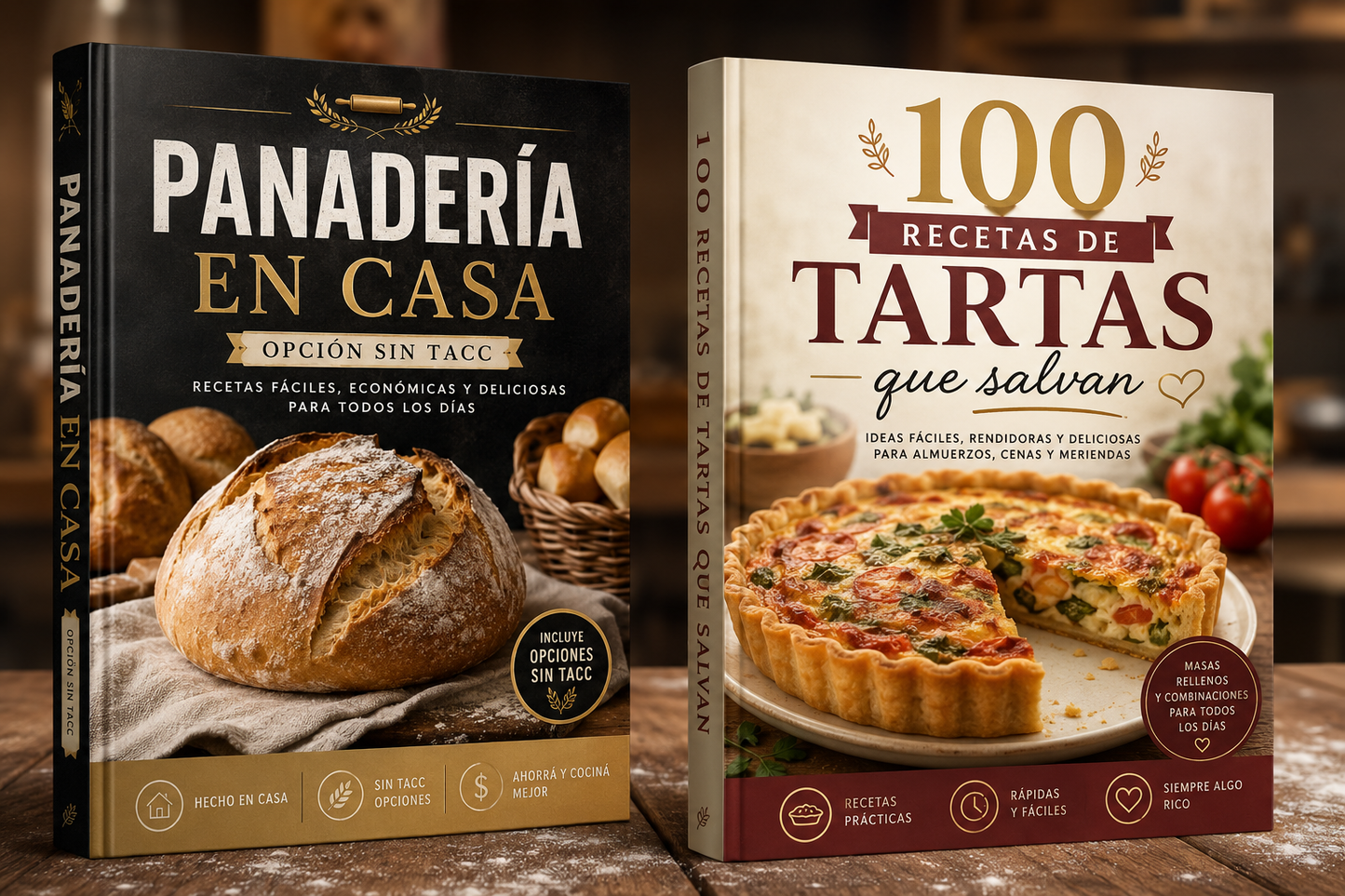 Pack Harina que Resuelve. Panadería y tartas.